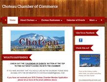 Tablet Screenshot of choteaumontana.us